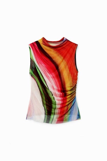 T-shirt tulle ondes | Desigual