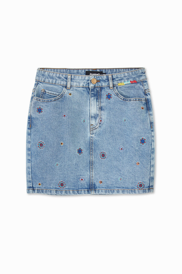 Minifalda vaquera mandalas | Desigual