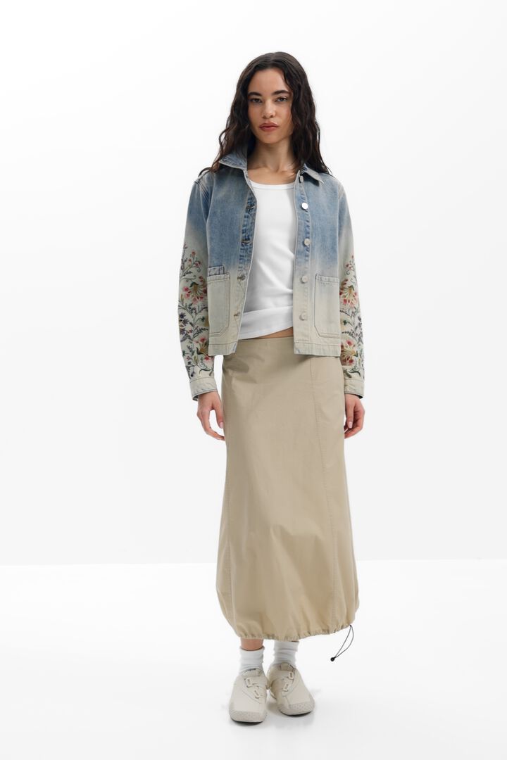 Floral denim jacket | Desigual