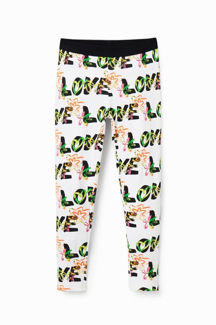 Leggings flors Love