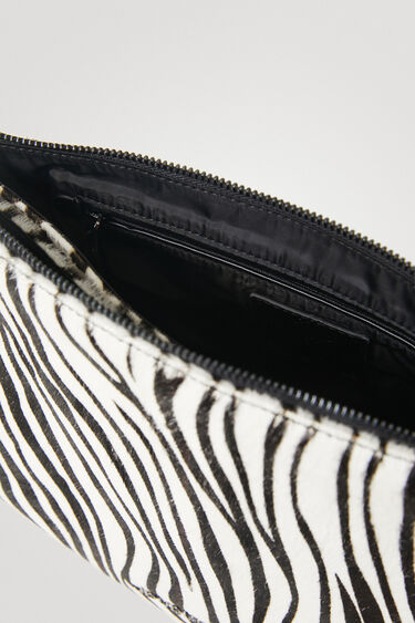 Leather sling bag animal print | Desigual