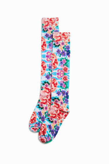 100% cotton flower socks | Desigual