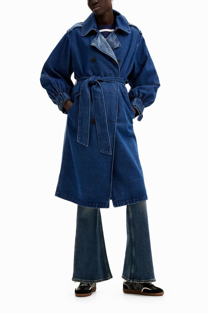 Gabardina oversize denim | Desigual