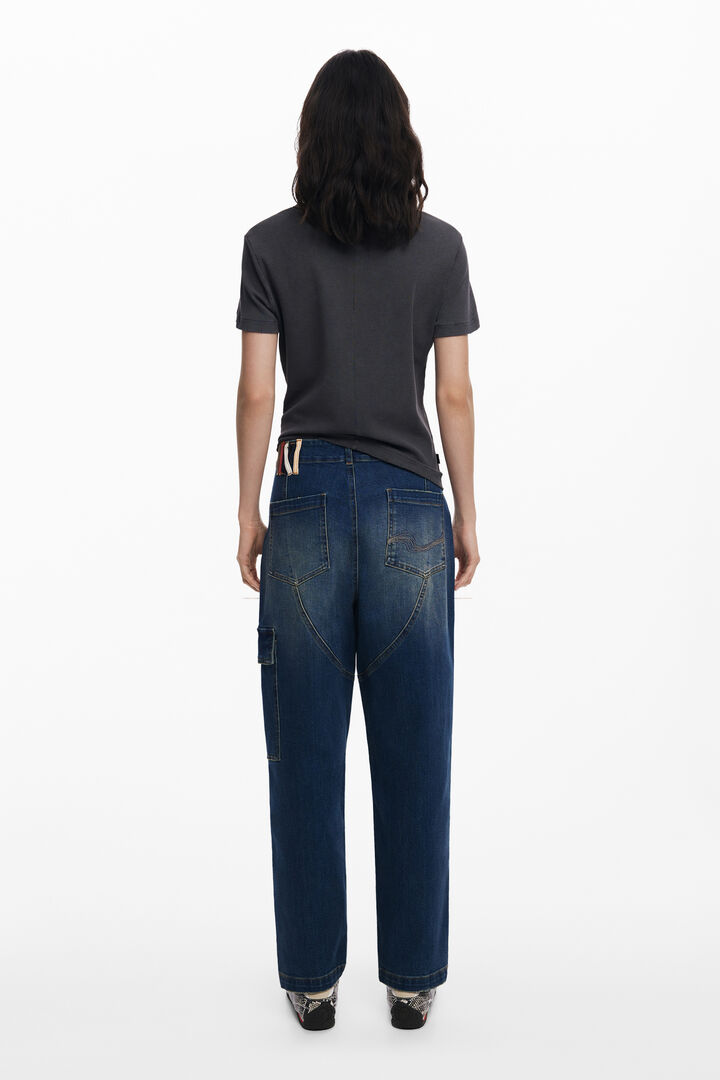 Baggy-Jeans mit Taschen | Desigual