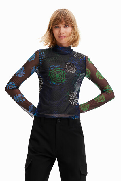 Tulle circles T-shirt