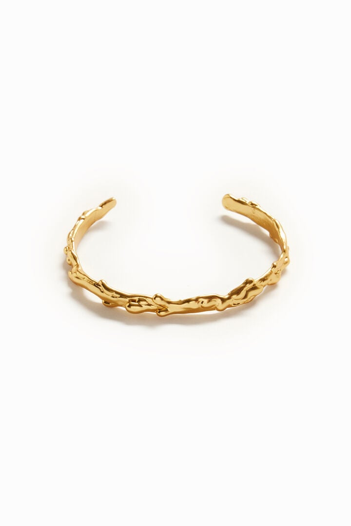 Zalio slender gold plated bracelet