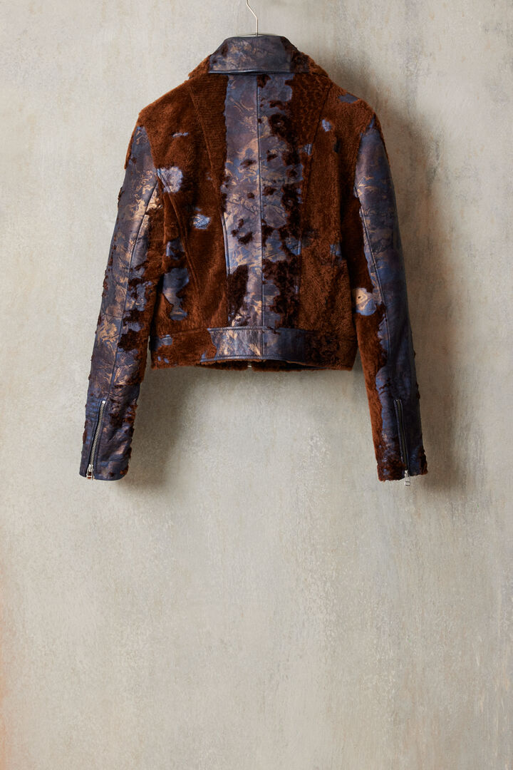 Burnt Studio leather jacket | Desigual