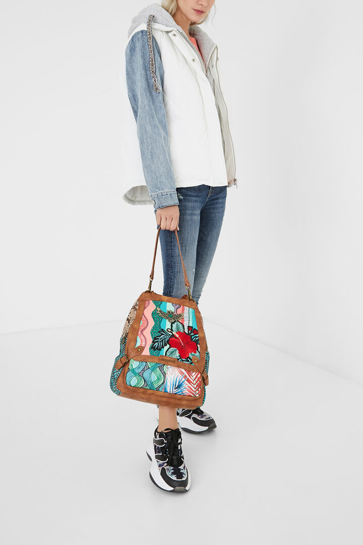 Sac à dos fleuri sequins | Desigual