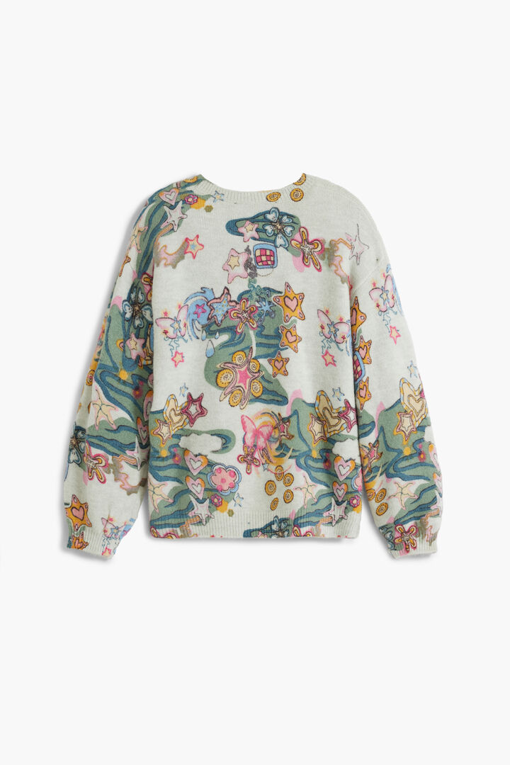 Pull imprimé avec motifs | Desigual