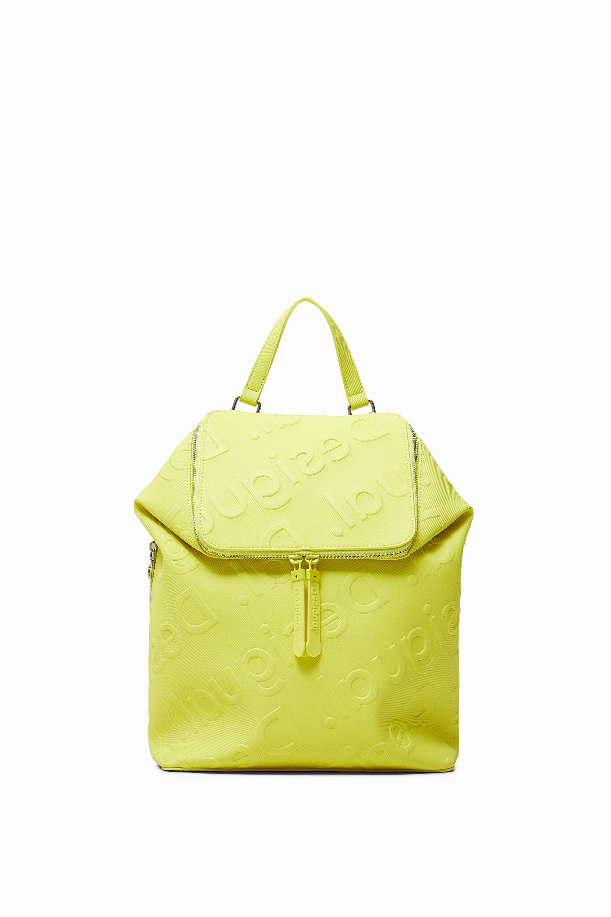Mochila best sale amarilla desigual