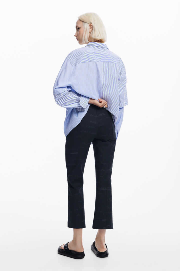 Long pants with phrases | Desigual