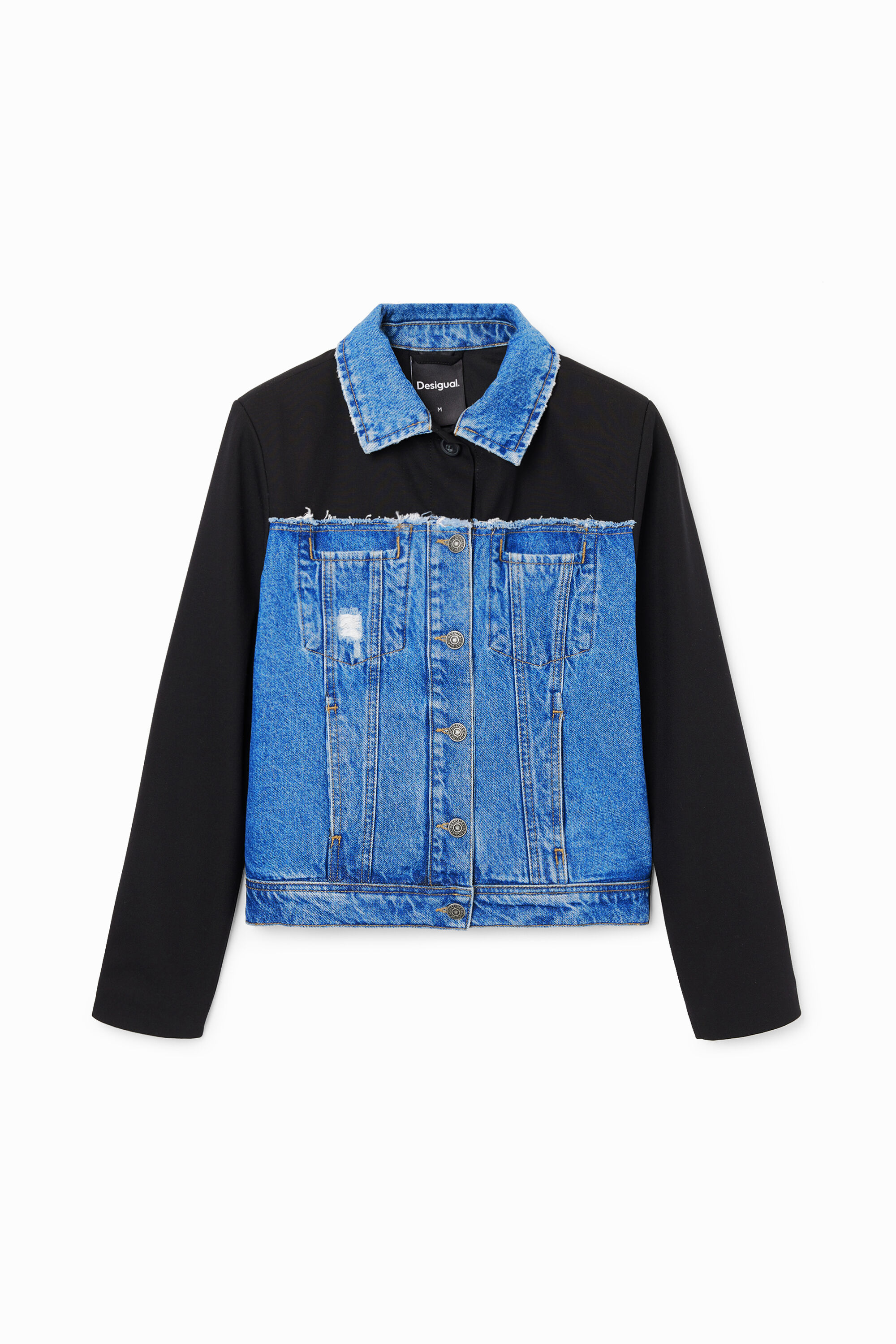 Chaqueta híbrida trucker
