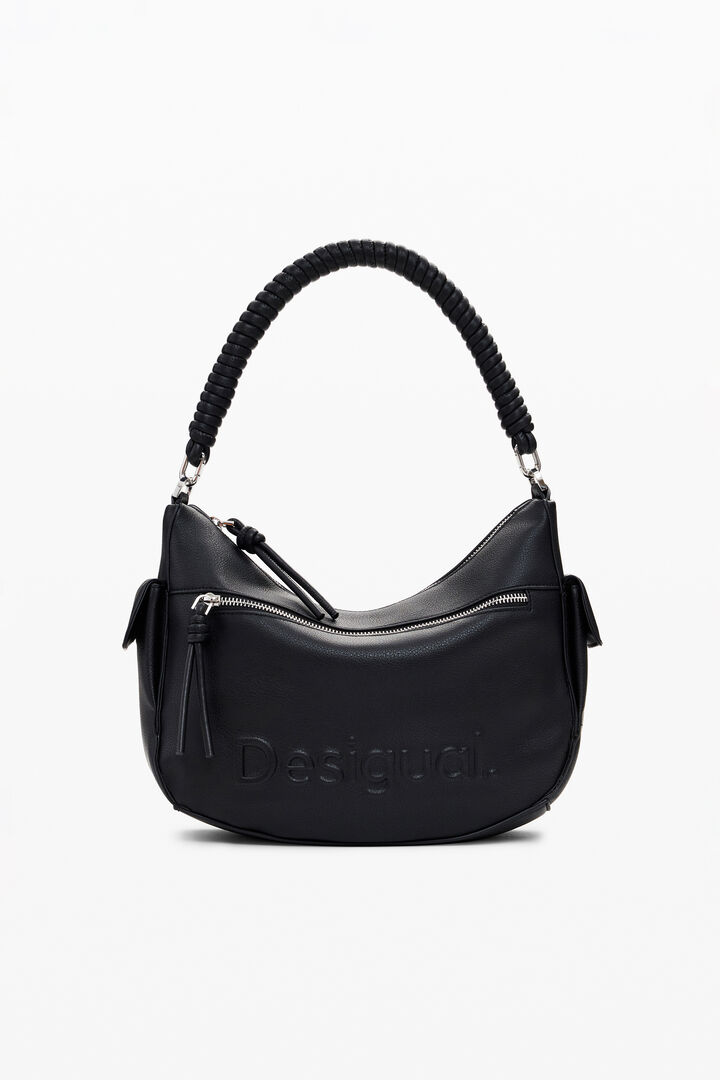 Oval bag with 3D logo