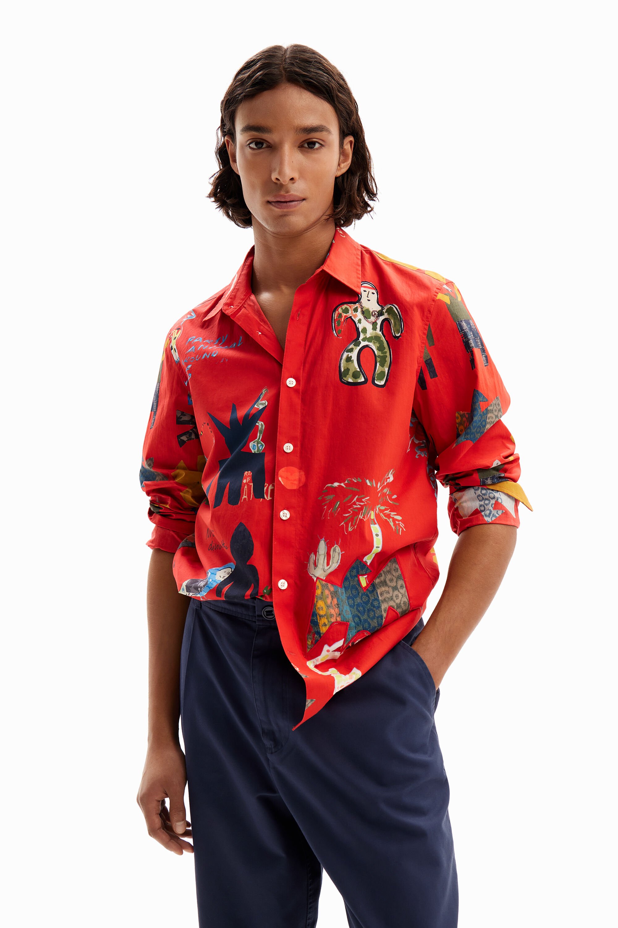 Desigual Shirt In Red