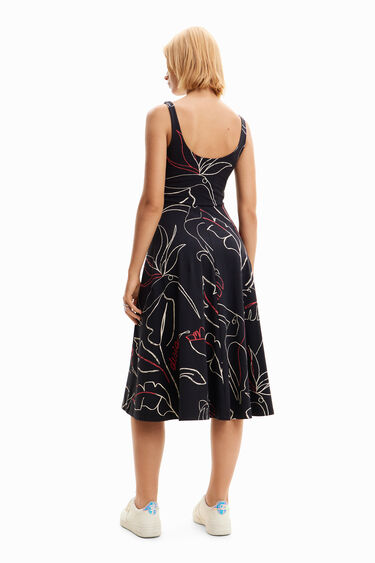 Vestit tirants punt tropical | Desigual