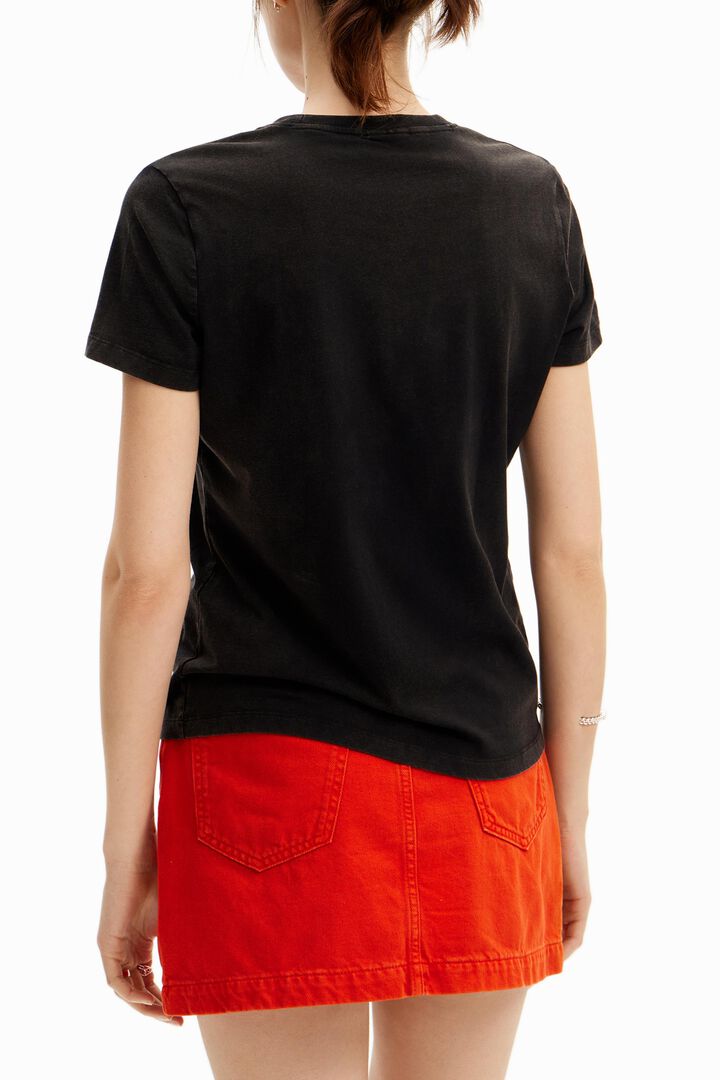 Rhinestone imagotype T-shirt | Desigual