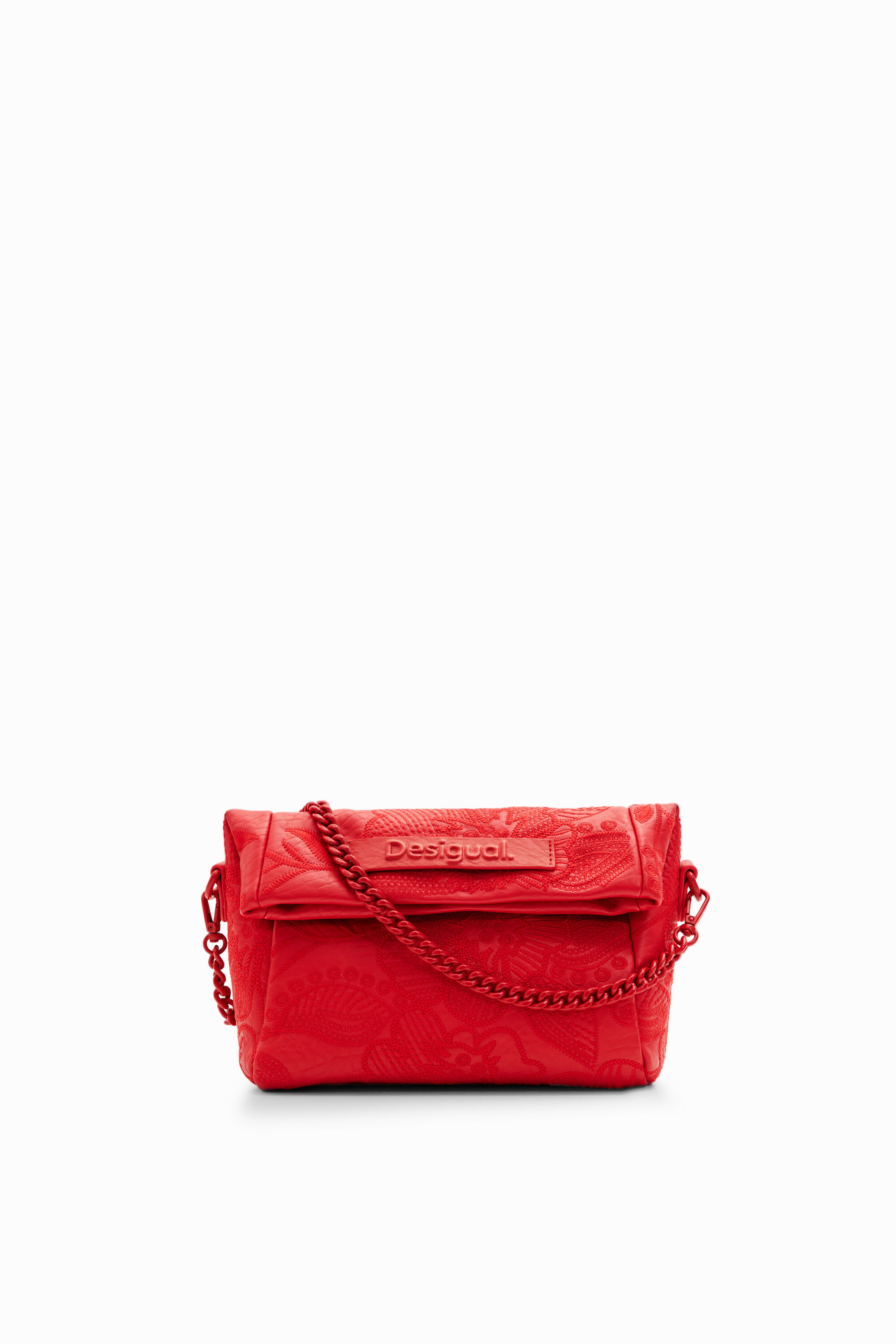 Red floral cheap bag