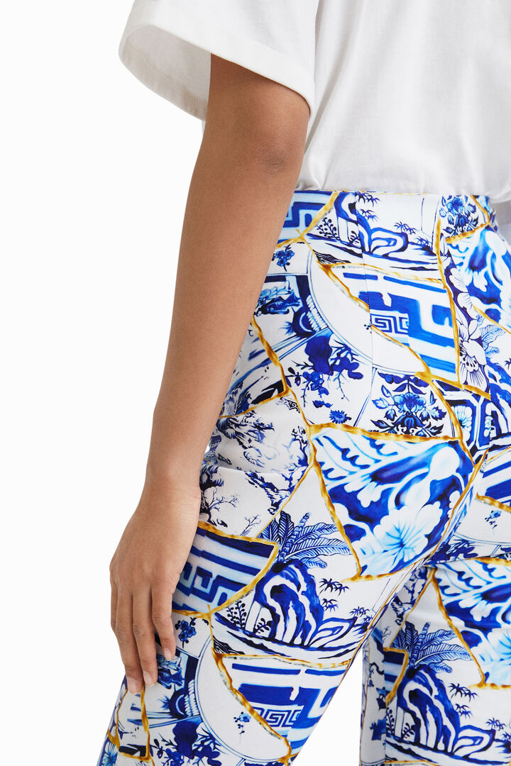 Pantalón slim estampado Stella Jean | Desigual
