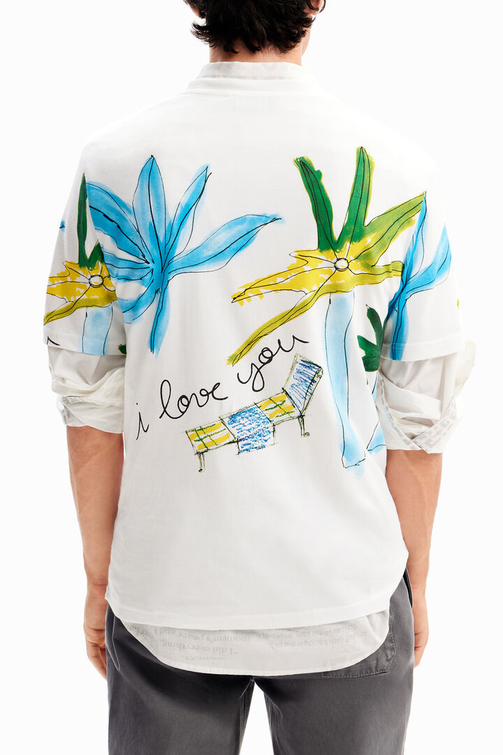 Short-sleeve angel T-shirt | Desigual