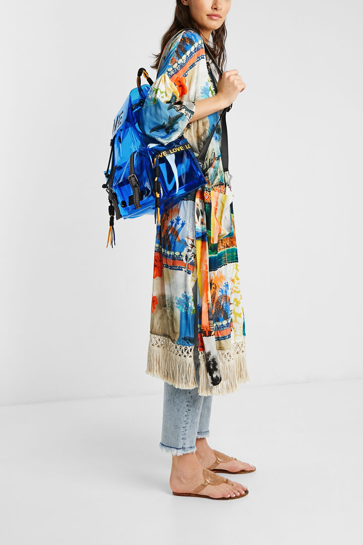 Hawaiian eco kimono | Desigual