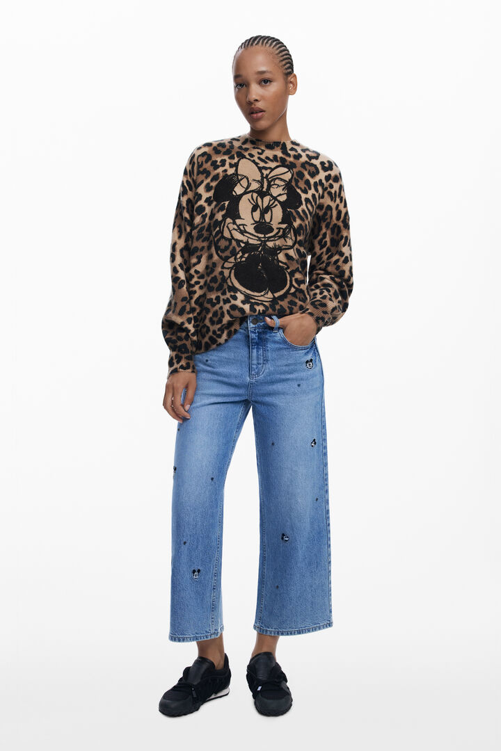 Jersey Minnie™ animal print | Desigual