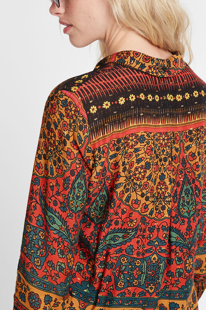 Ethno-Bluse mit Schleife | Desigual
