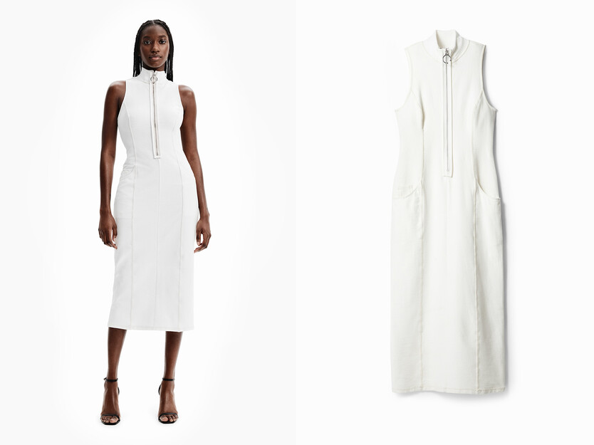 Vestido cremallera midi Nathy Peluso