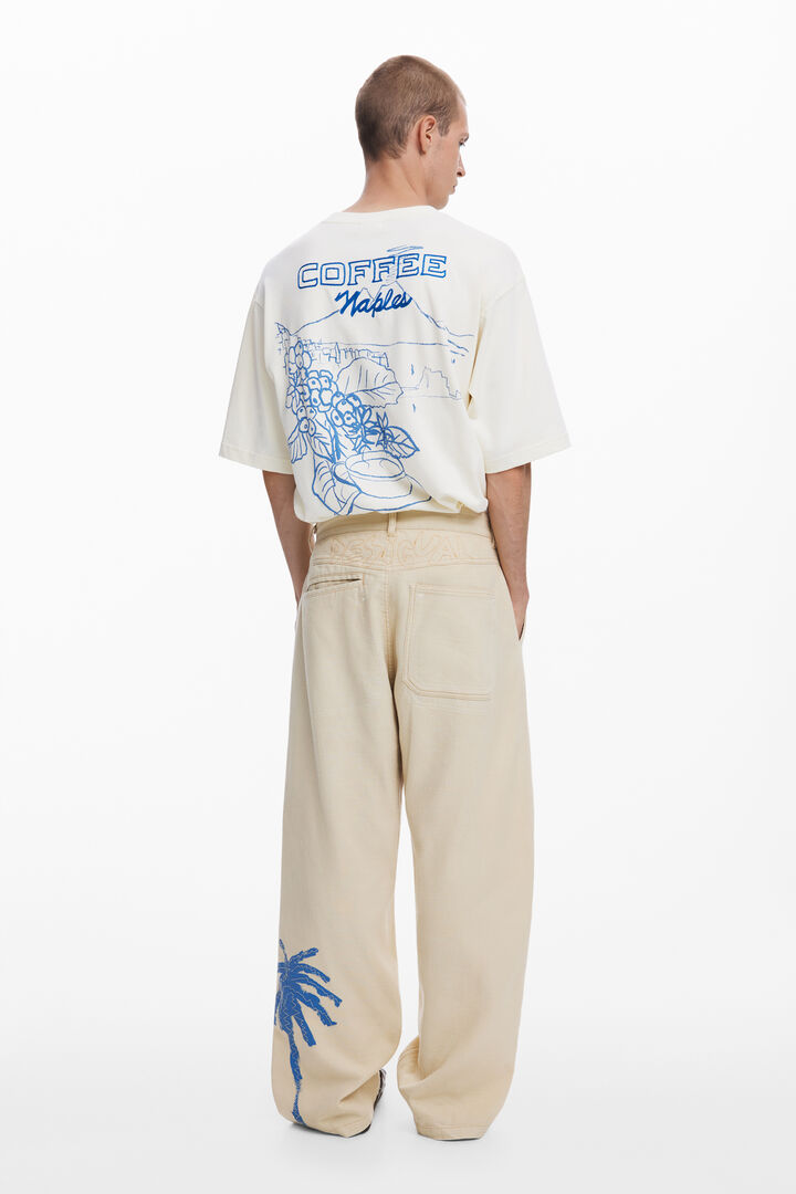 Long palm tree pants | Desigual