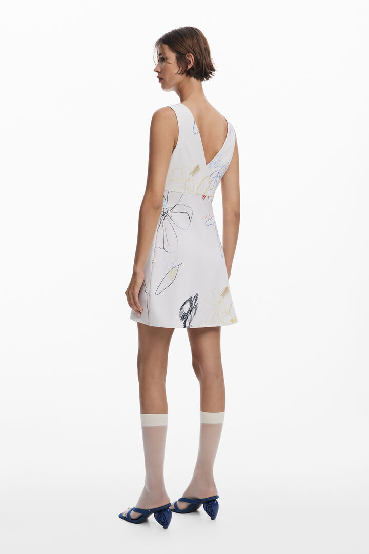 Vestido pichi trazos | Desigual