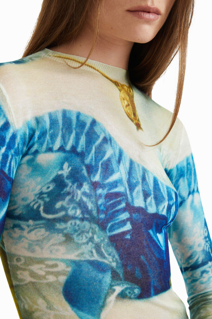 Arty long sleeve T-shirt | Desigual