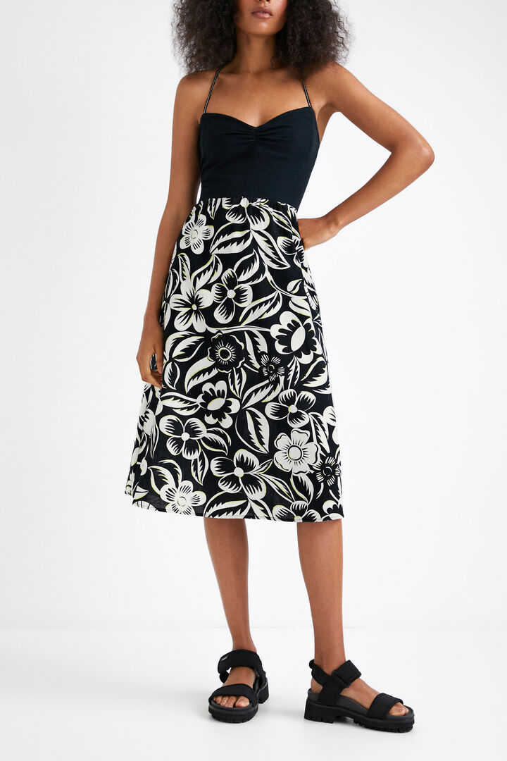 Long corset dress | Desigual