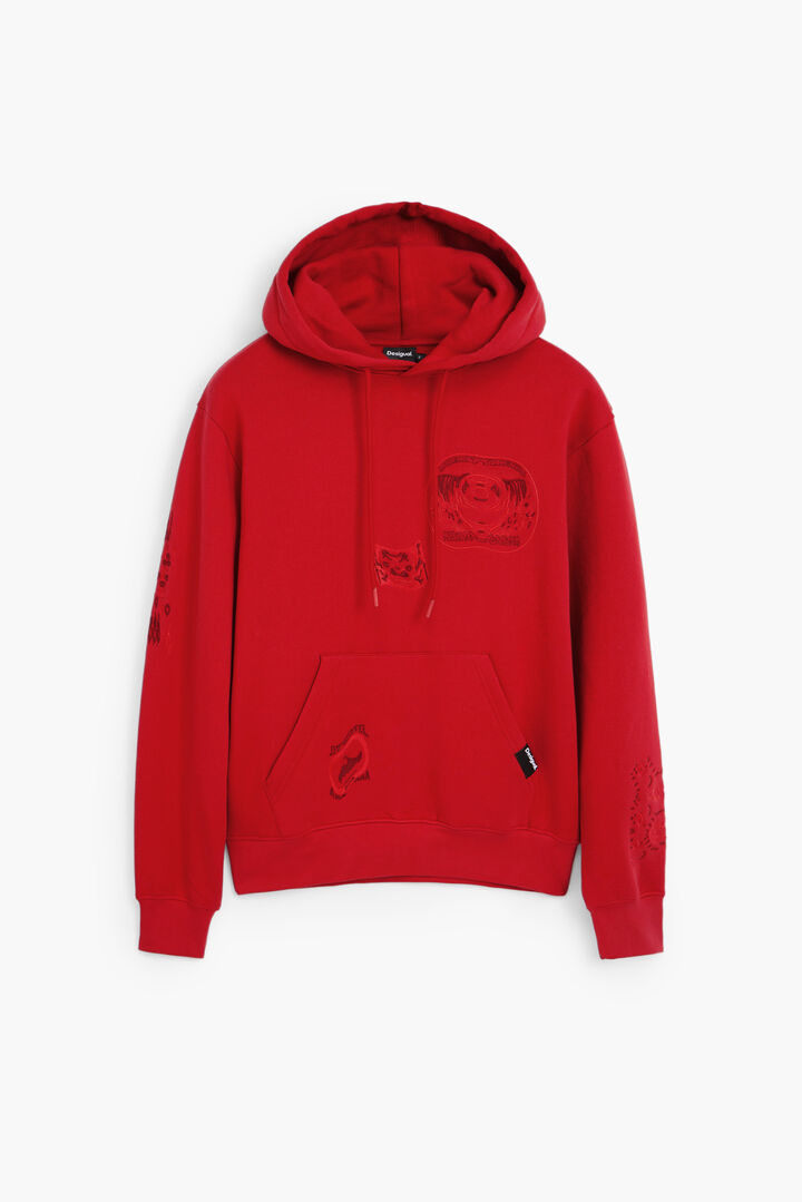 Tiger embroidered sweatshirt | Desigual
