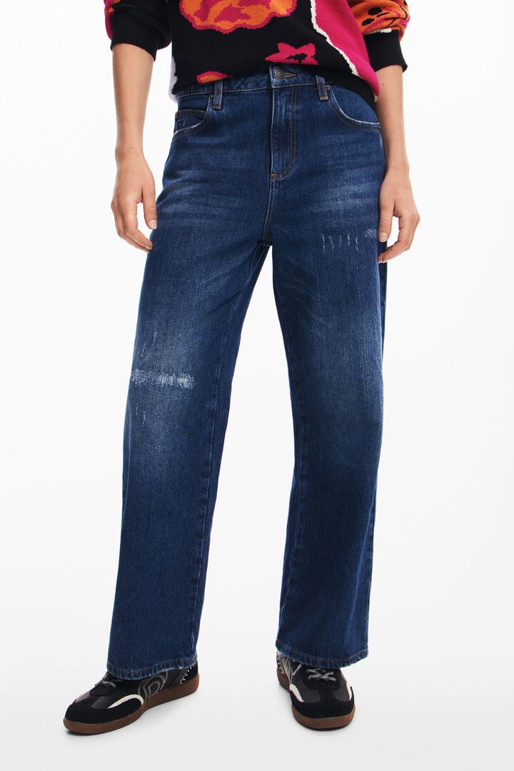 Pantalón culotte denim | Desigual