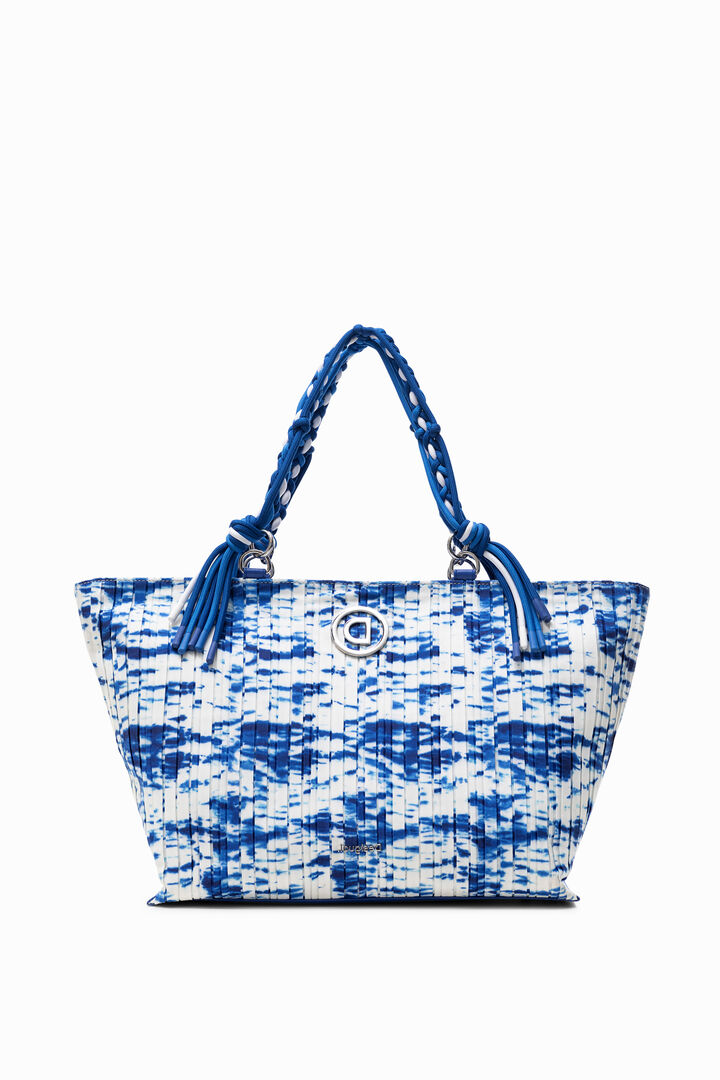 Pleated bag with sea waves | Desigual