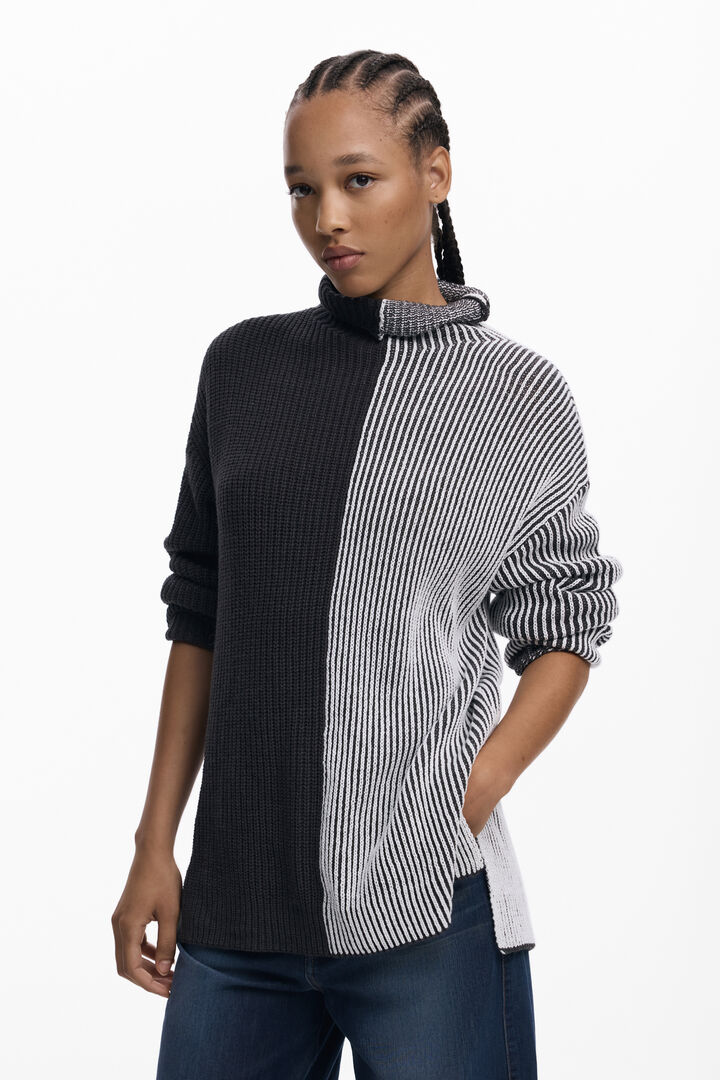 Jersey bicolor rayas | Desigual