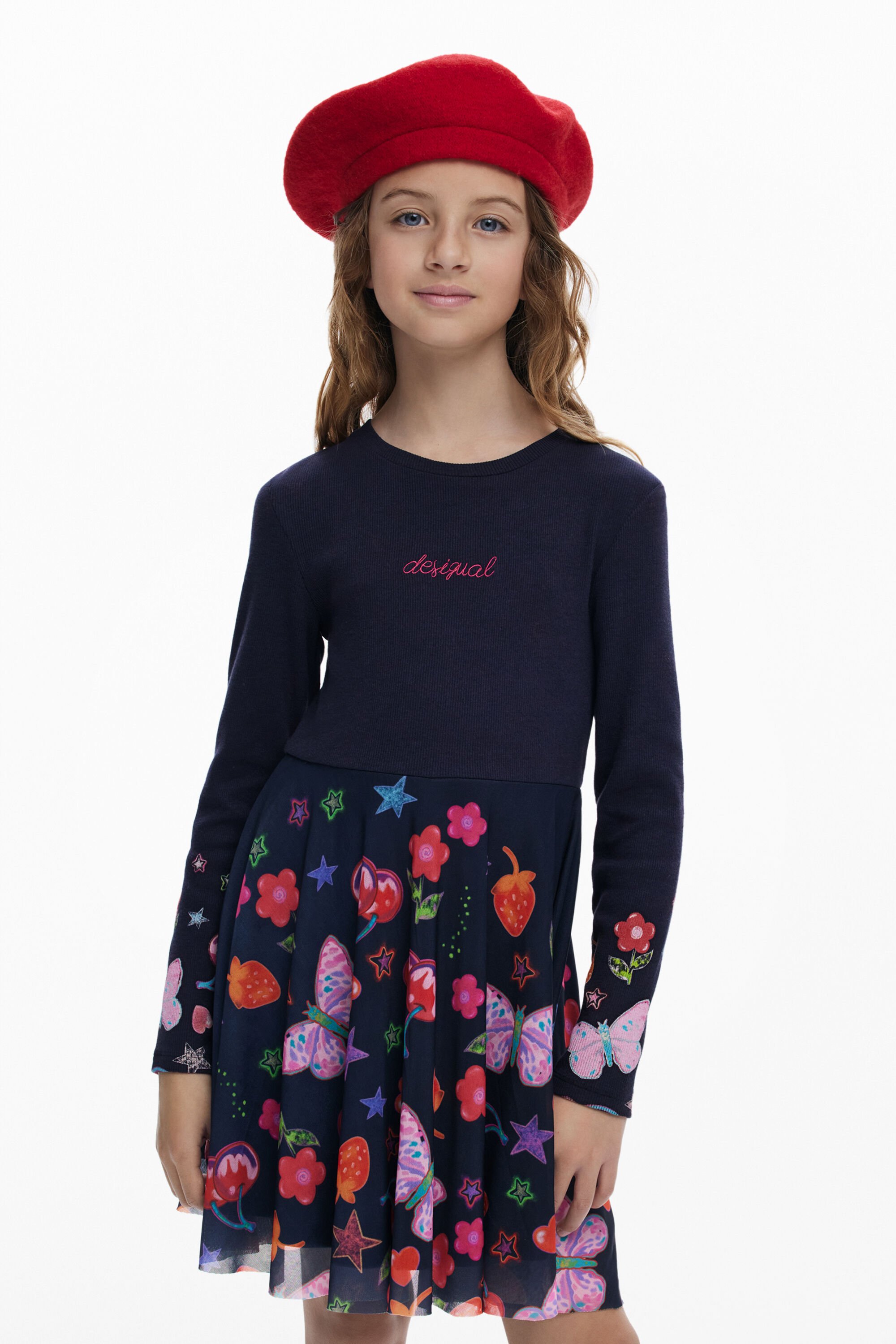 Kleid mit Tüllrock und Formen