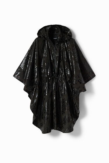Logo hooded raincoat | Desigual