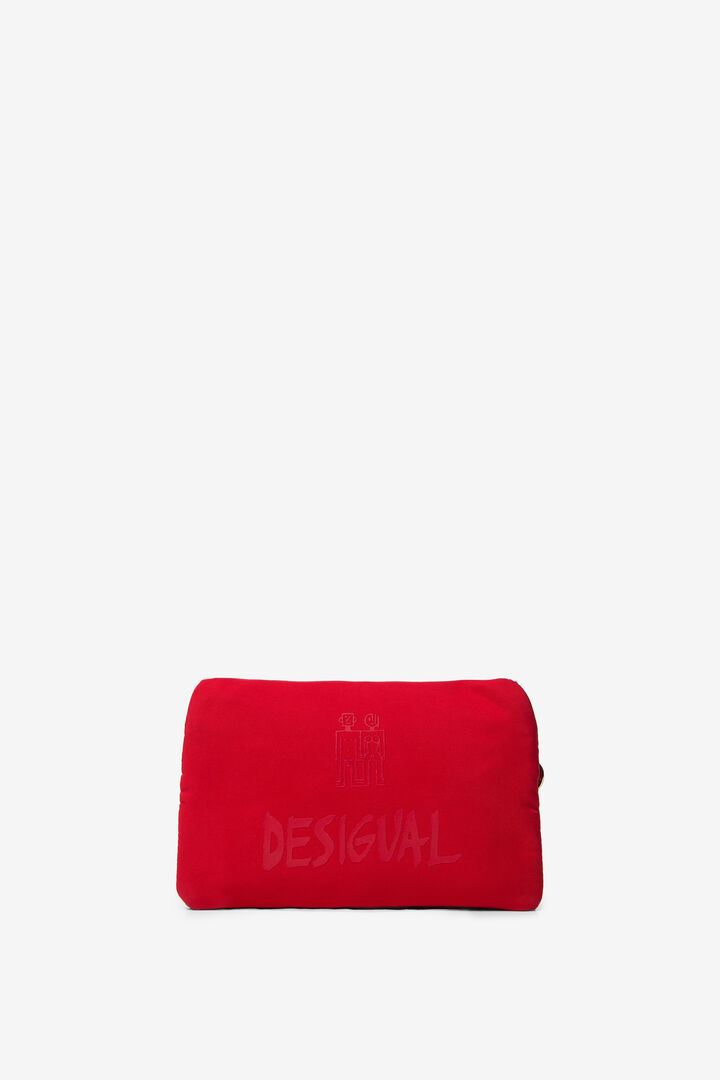 Red and fuchsia coin purse zipper | Desigual
