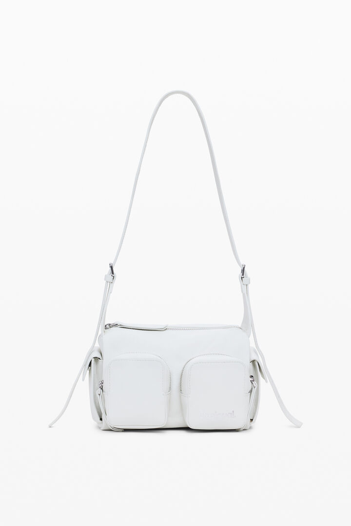 Small leather bag with pockets | Desigual