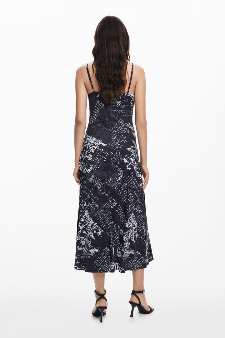 Vestido midi combinado | Desigual