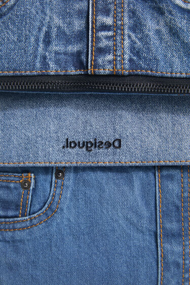 Quadratischer Jeans-Rucksack | Desigual
