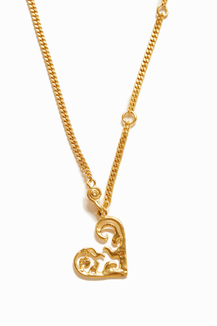 Zalio gold small heart necklace