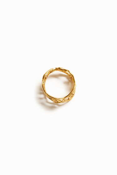 Ring Message Goldbad Zalio | Desigual