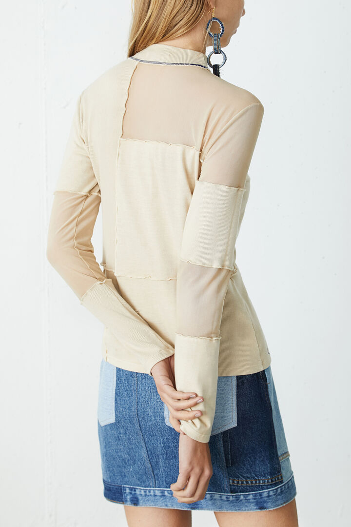 Slim T-shirt recycled textures | Desigual