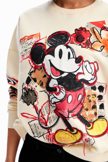 Sweat-shirt oversize Mickey Mouse | Desigual