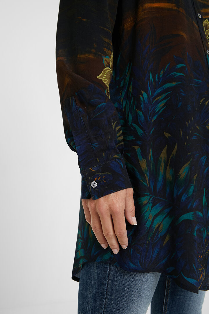Camisa larga Hawaiana | Desigual