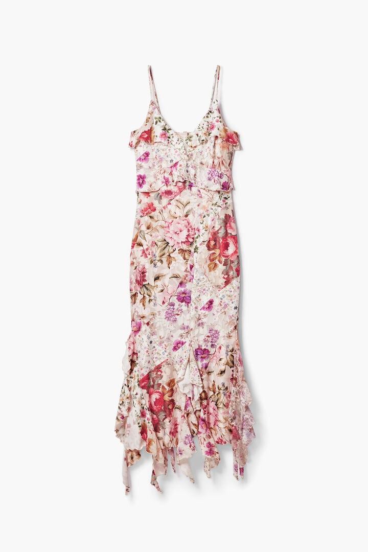 Vestido largo flores