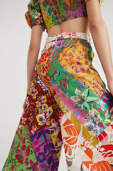 M. Christian Lacroix trousers with slits | Desigual