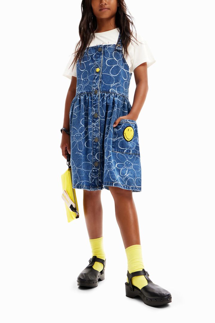 Vestido peto vaquero Smiley Originals ® | Desigual