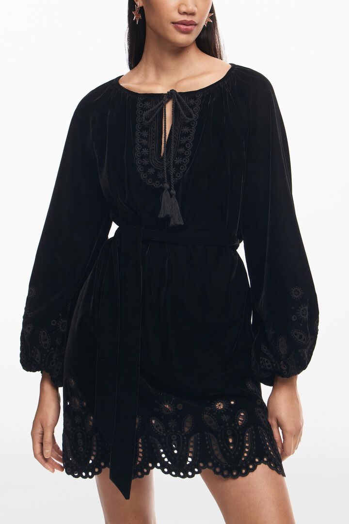 Abito mini ricamato | Desigual